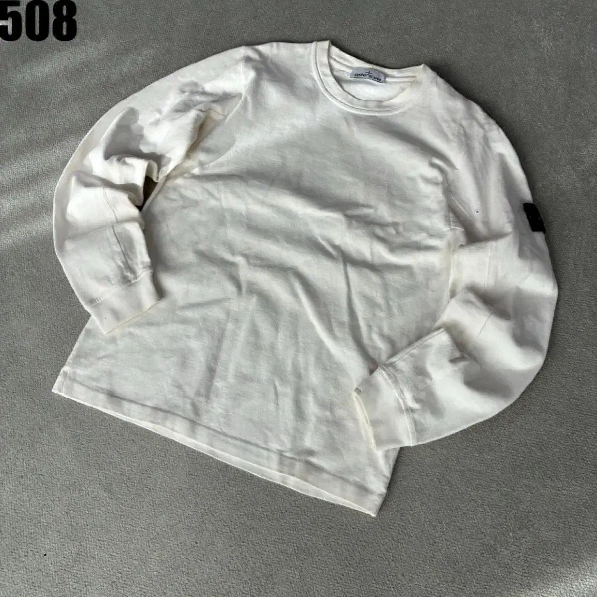 STONE ISLAND ストーンアイランド 白 長袖 Tシャツ