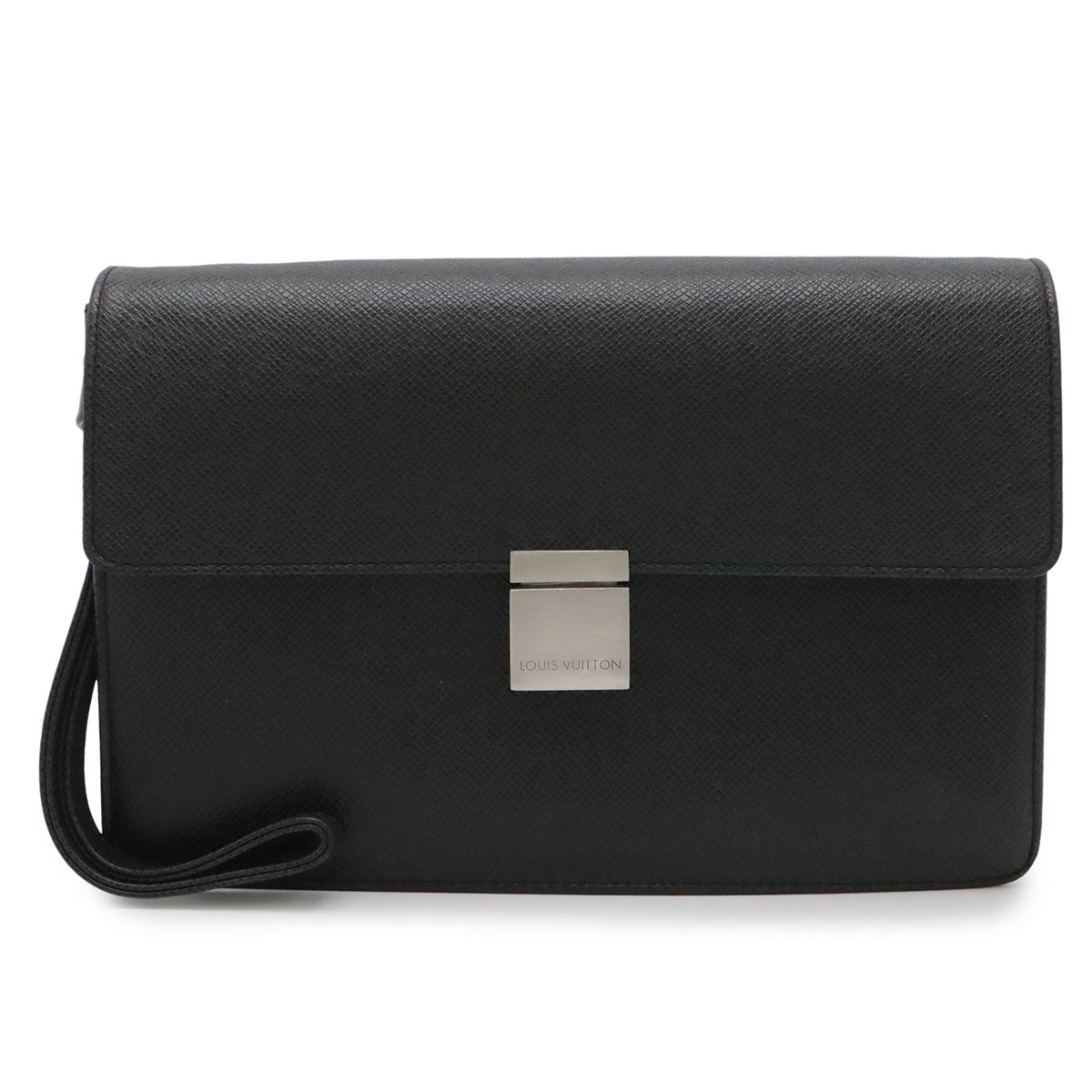 LOUIS VUITTON ルイ ヴィトン タイガ セレンガ セカンドバッグ クラッチバッグ レザー アルドワーズ 黒 ブラック ベタなし M30782