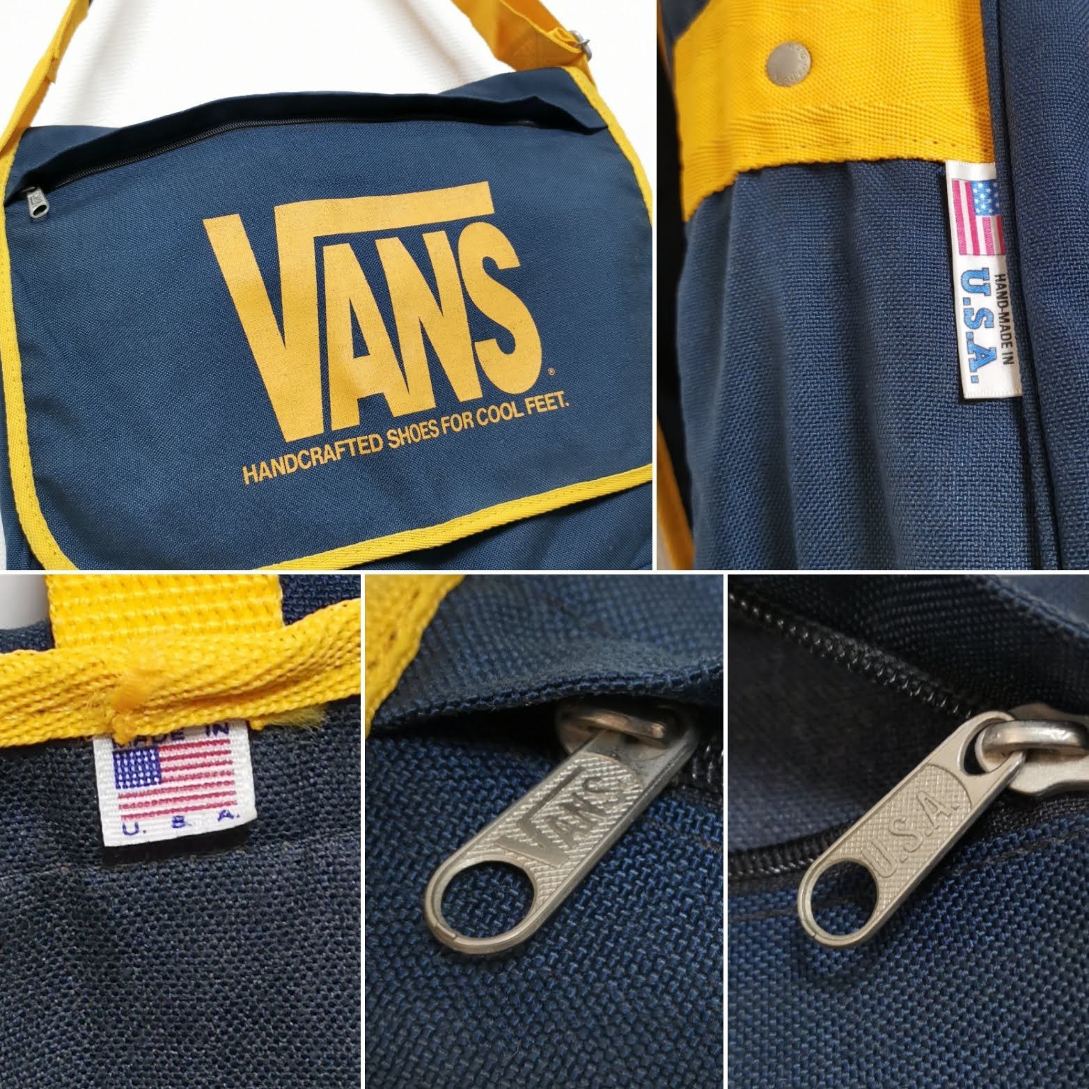 90s VANS ショルダーバッグ BAG VINTAGE ネイビー USA製 - メルカリ
