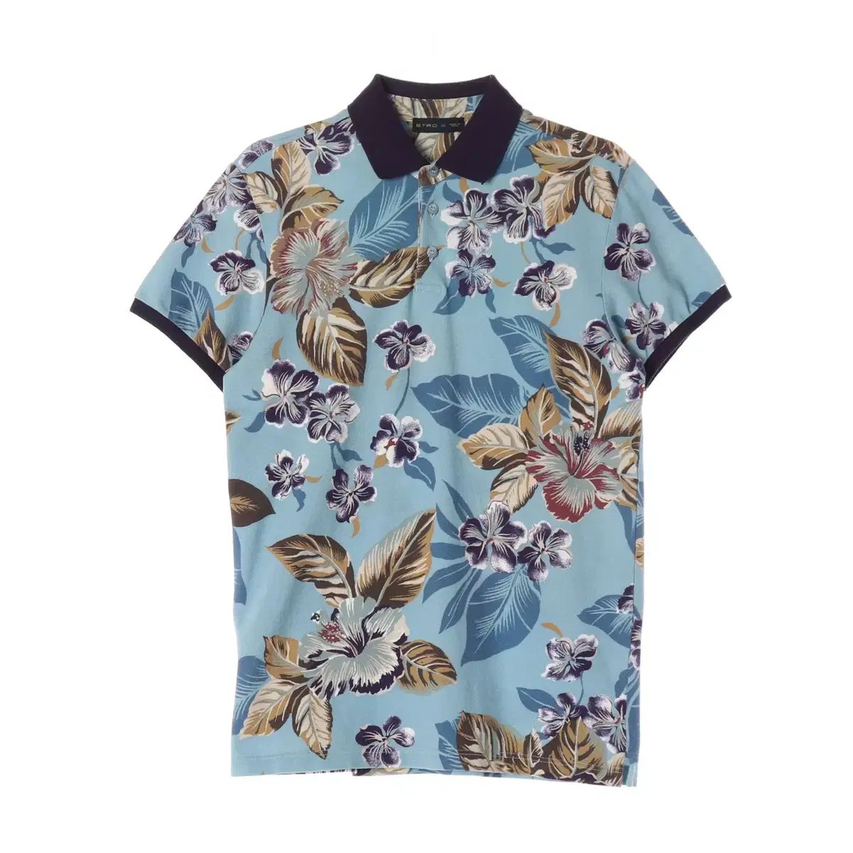 エトロ フローラル プリント コットン 半袖 Tシャツ