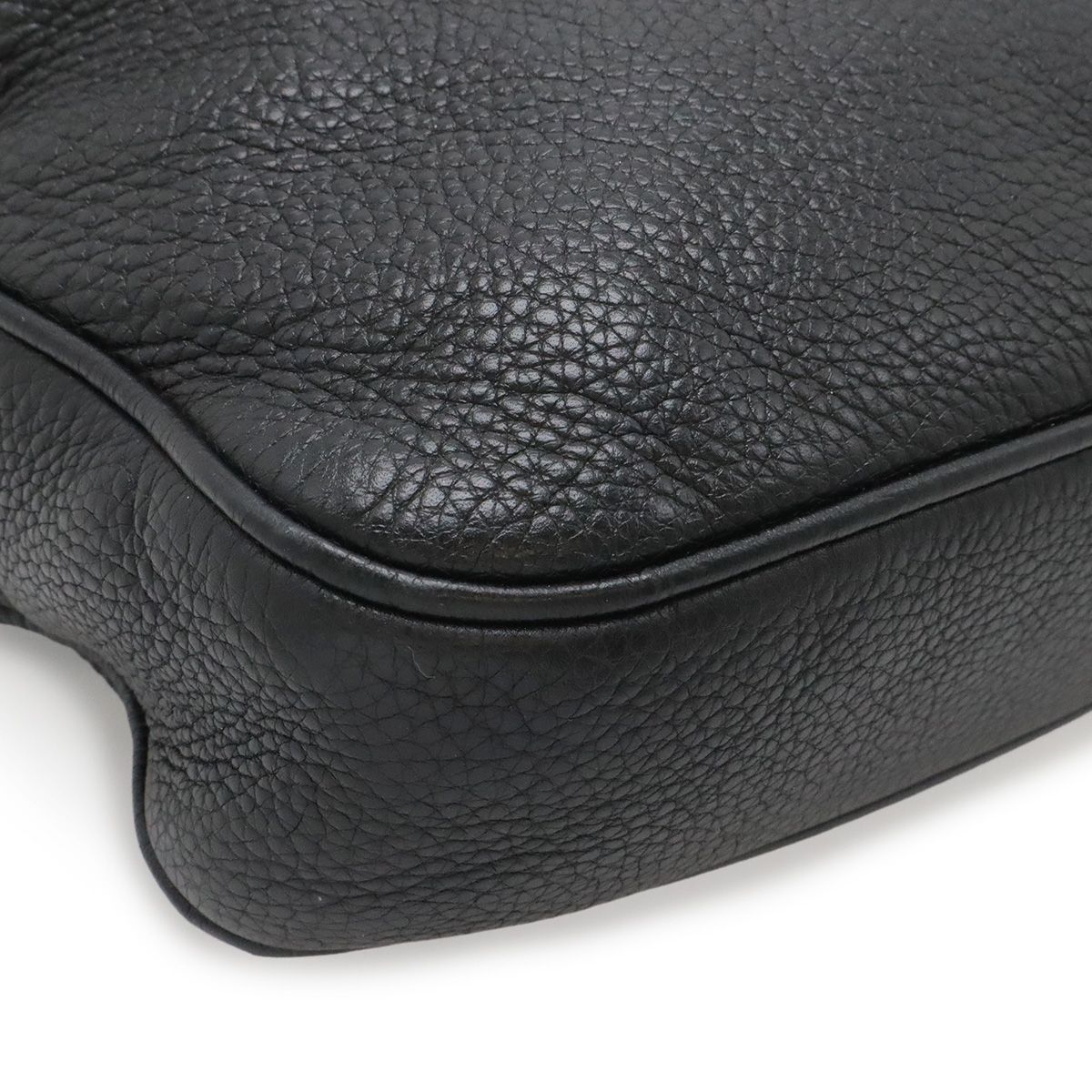 【美品】　GUCCI ブラックレザー ビジネスバッグ GUCCI グッチ インターロッキングG ビジネスバッグ ブリーフケース