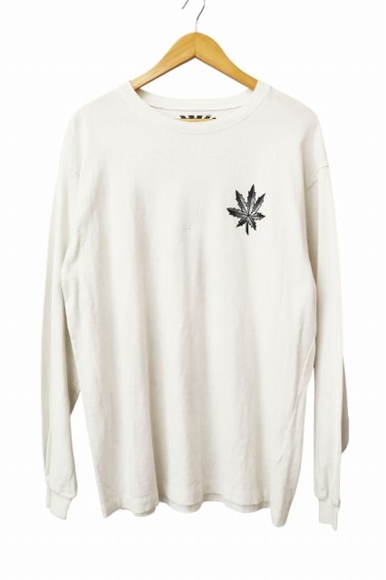APHRODITE GANG BUDSPOOL アフロディーテ ギャング バッズプール 舐達麻 長袖 Tシャツ S 白 ホワイト ブランド古着ベクトル 中古 260508