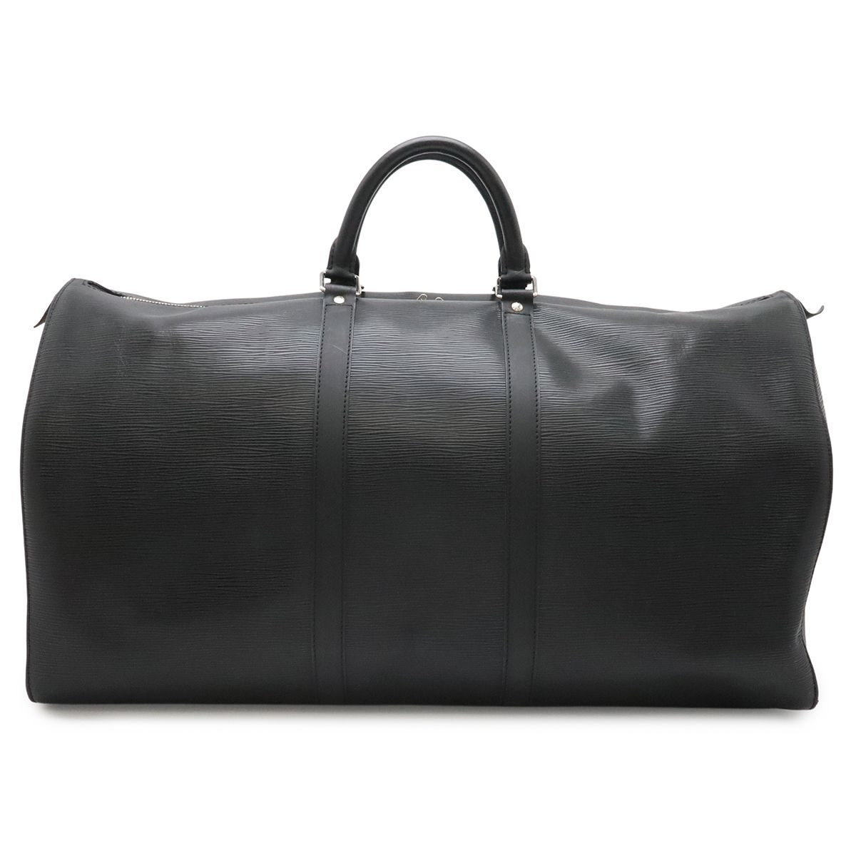LOUIS VUITTON ルイ ヴィトン エピ キーポル55 ボストンバッグ 旅行カバン トラベルバッグ レザー ノワール 黒 ブラック M42952