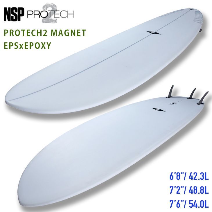 NSP Surfboards：最新 PROTECH2 MAGNET 6'8