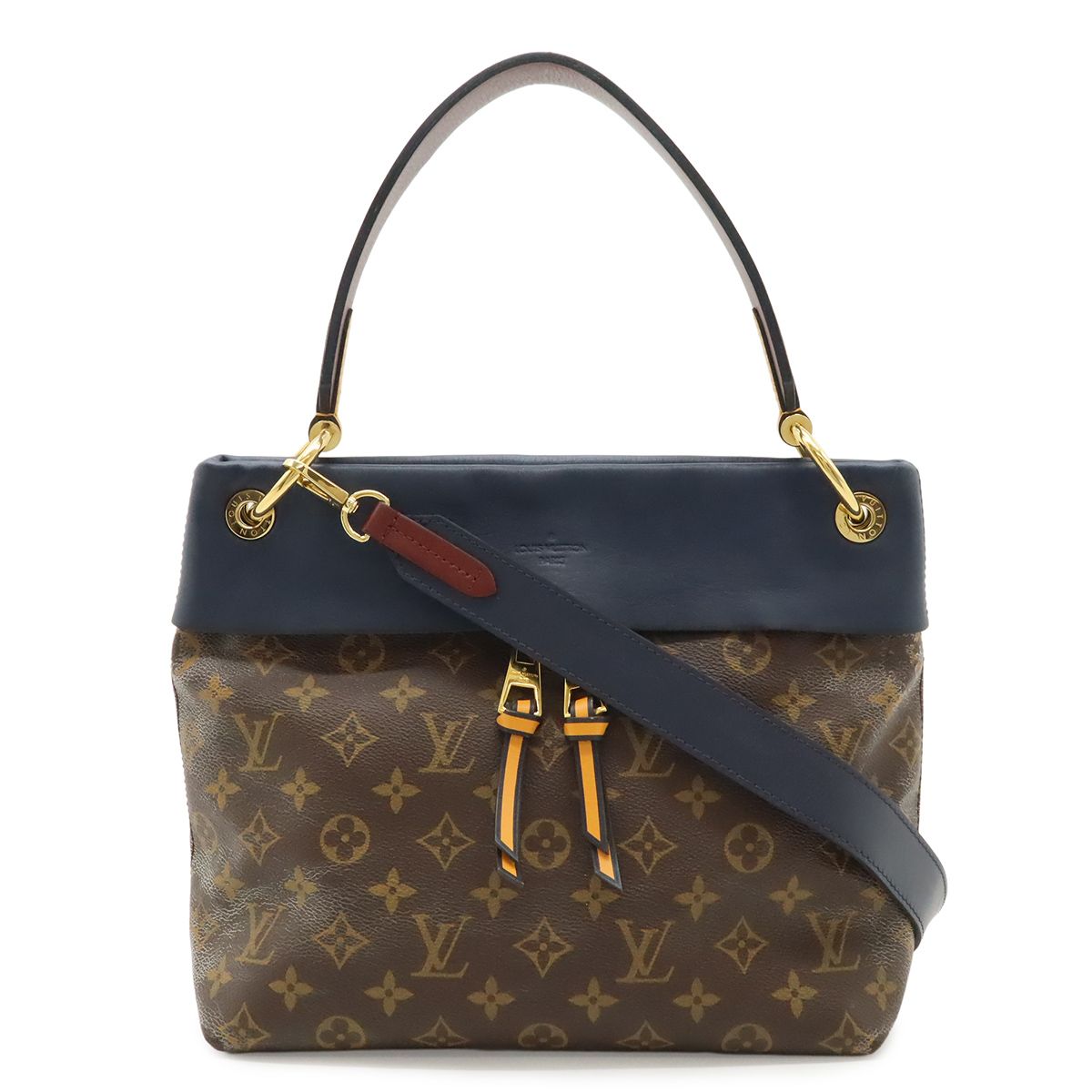 LOUIS VUITTON ルイ ヴィトン モノグラム テュイルリーブザス ハンドバッグ 2WAY ショルダーバッグ 斜め掛け レザー マリーヌボルドー M43441