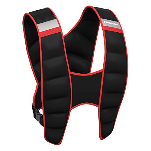 PROIRON ウェイトベスト 重り ベスト 加重ベスト 5kg/8kg/10kg 前後の重量が等しい 砂漏れを防ぐ 快適の装着感 通気性 夜間安全反射ベルト おもり 筋トレ 男女兼用 ウエイトジャケットso 8017ff6e