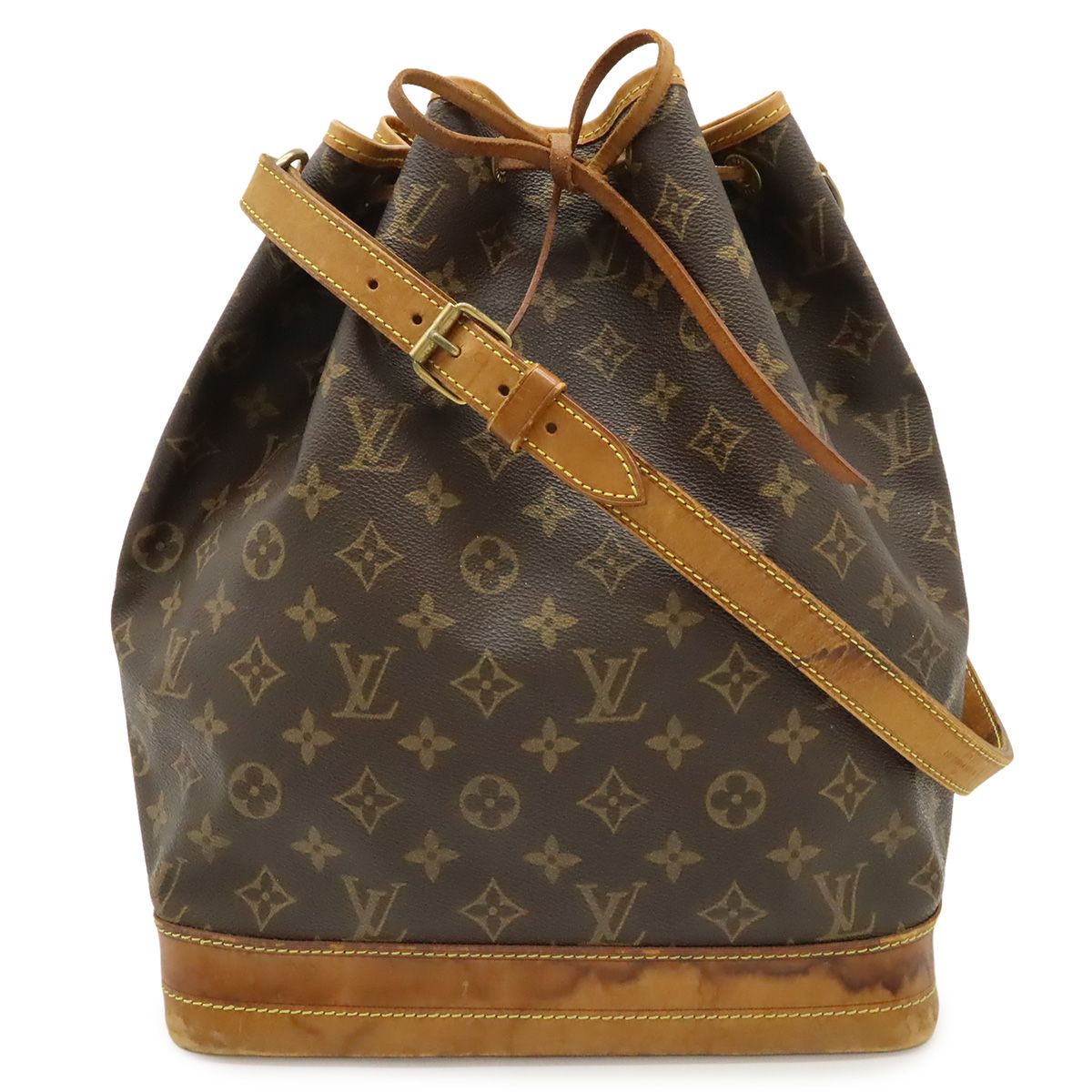LOUIS VUITTON ルイ ヴィトン モノグラム ノエ ショルダーバッグ セミショルダー ワンショルダー 肩掛け 巾着型 M42224