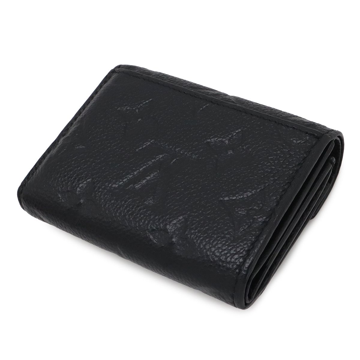 LOUIS VUITTON ルイ ヴィトン モノグラムアンプラント ポルトフォイユ ゾエ 3つ折財布 三つ折り財布 ノワール 黒 ブラック ゴールド金具 M62935