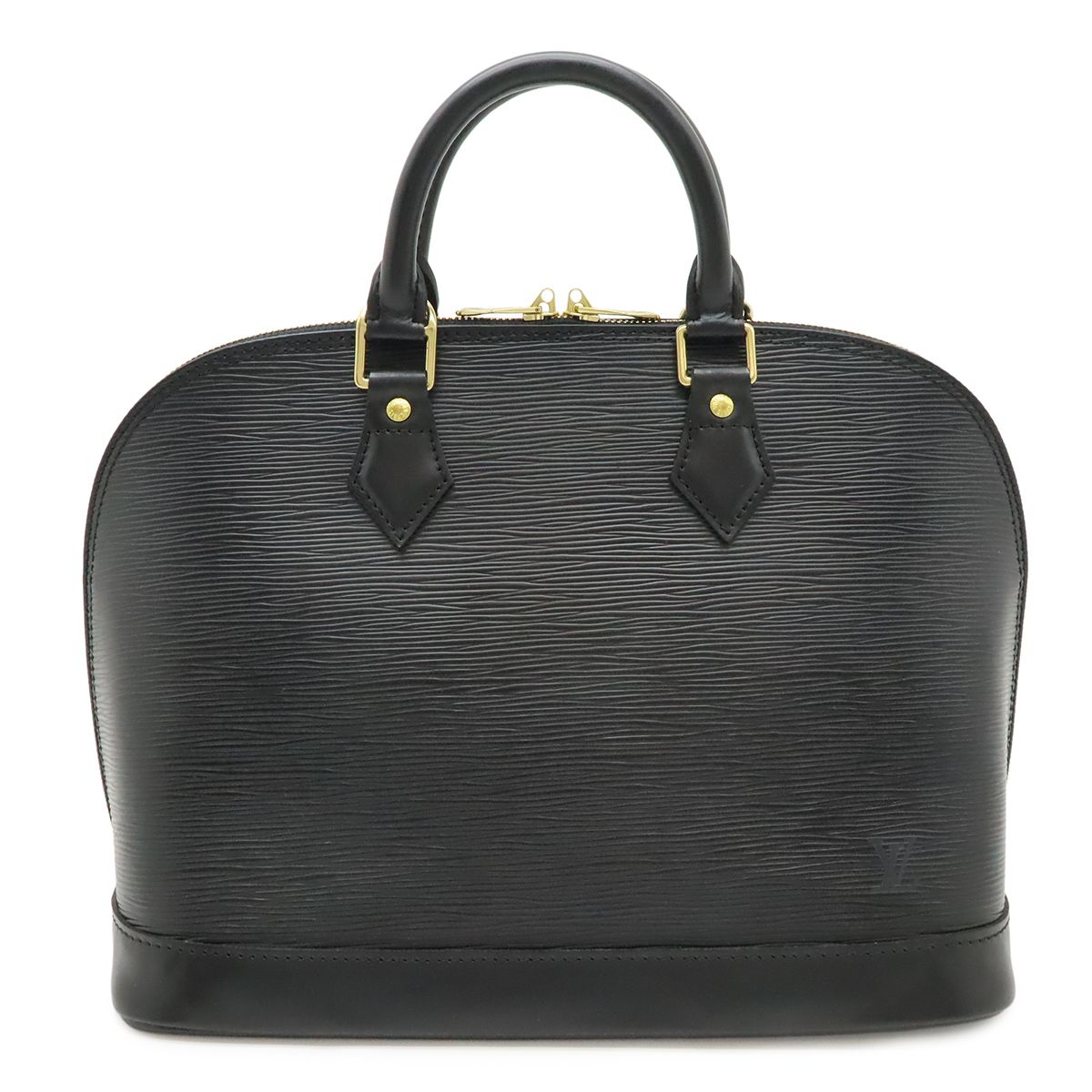 LOUIS VUITTON ルイ ヴィトン エピ アルマ ハンドバッグ レザー ノワール 黒 ブラック ゴールド金具 M52142