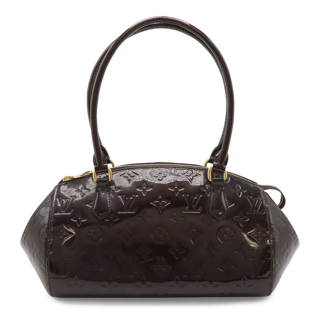 LOUIS VUITTON ルイ ヴィトン モノグラムヴェルニ シャーウッドPM ショルダーバッグ セミショルダー 肩掛け ハンドバッグ アマラント M91493