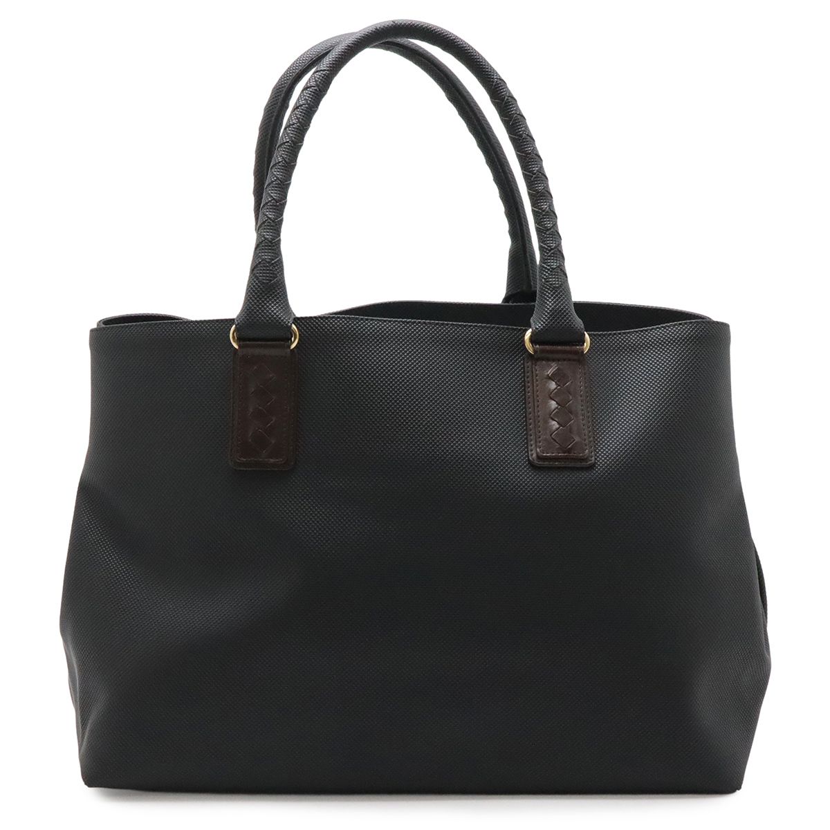 BOTTEGA VENETA ボッテガ ヴェネタ ボッテガベネタ マルコポーロ トートバッグ ショルダーバッグ PVC レザー ブラック 黒 ブラウン 茶 37404