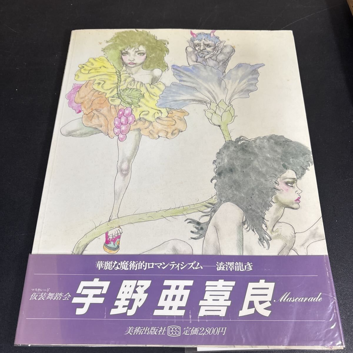 『宇野亜喜良　マスカレード』　＊宇野亜喜良の大判画集 宇野亜喜良 マスカレード Mascarade 』美術出版社 帯付 作品集 画集