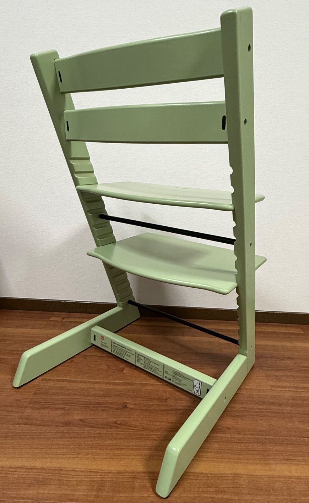 人気定番【良品】ストッケ トリップトラップ モスグリーン シリアル6
