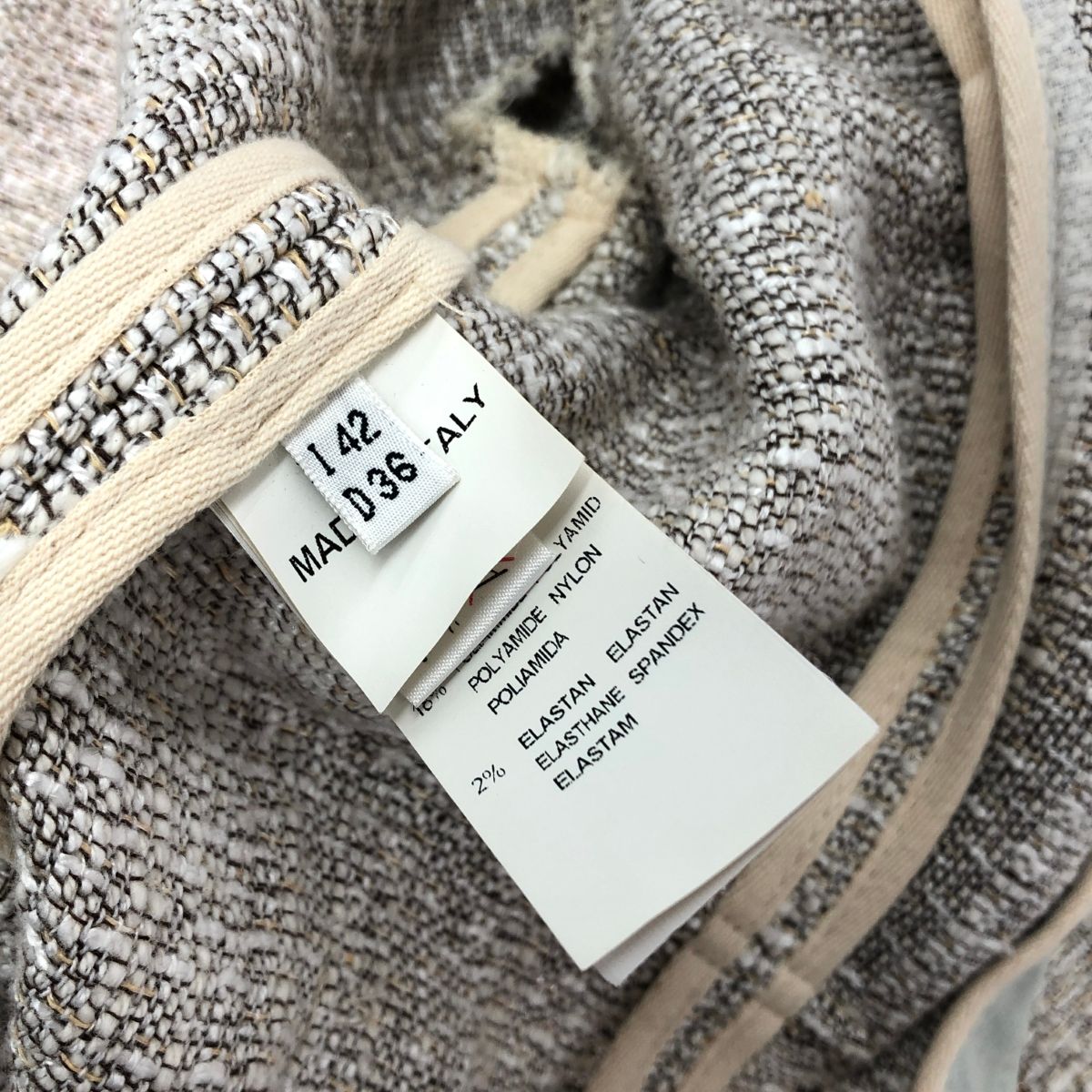 BLUMARINE ブルマリン ツイードジャケット サイズ:42 デニム切替