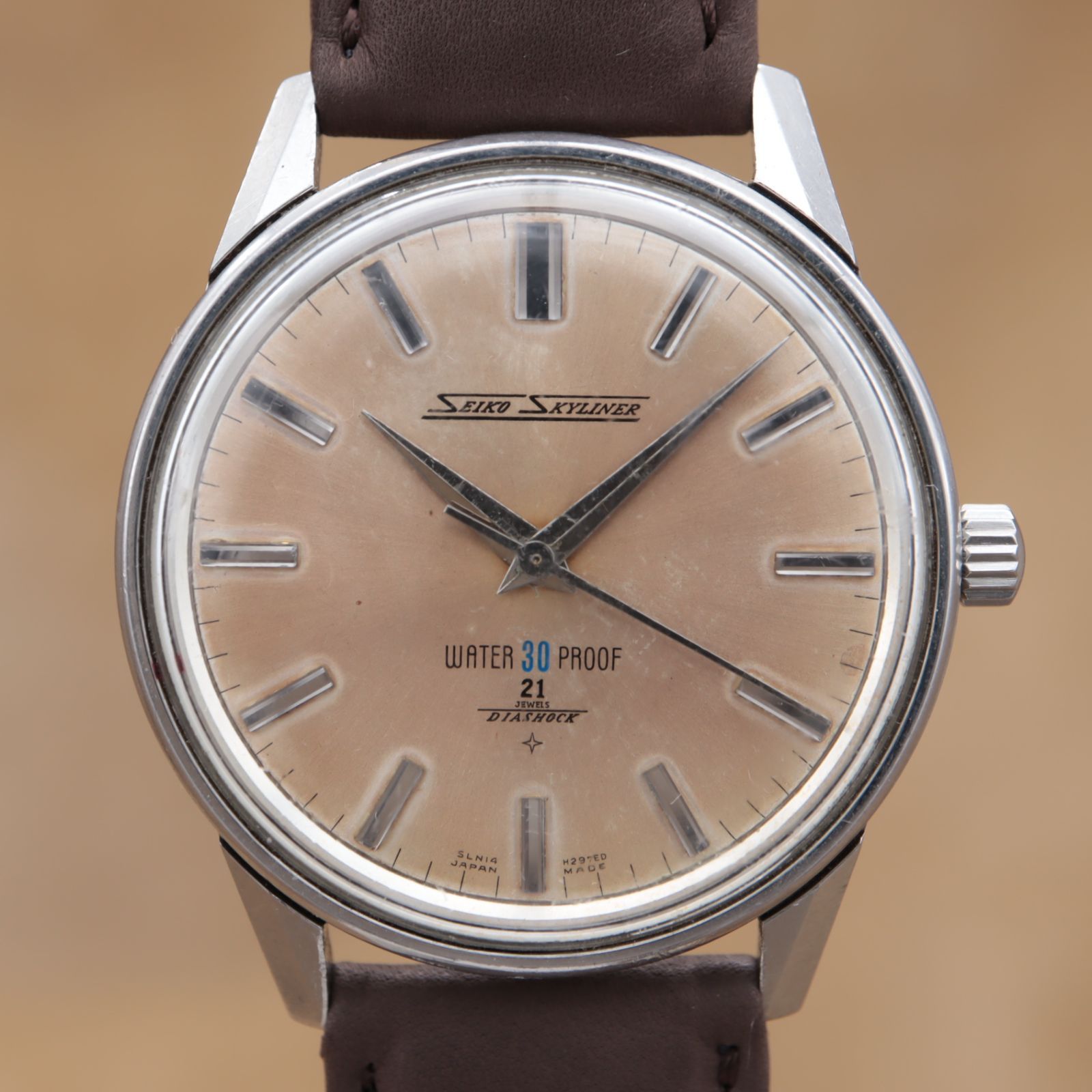 セイコー スカイライナー 14092 SEIKO Skyliner シルバー パティナ 