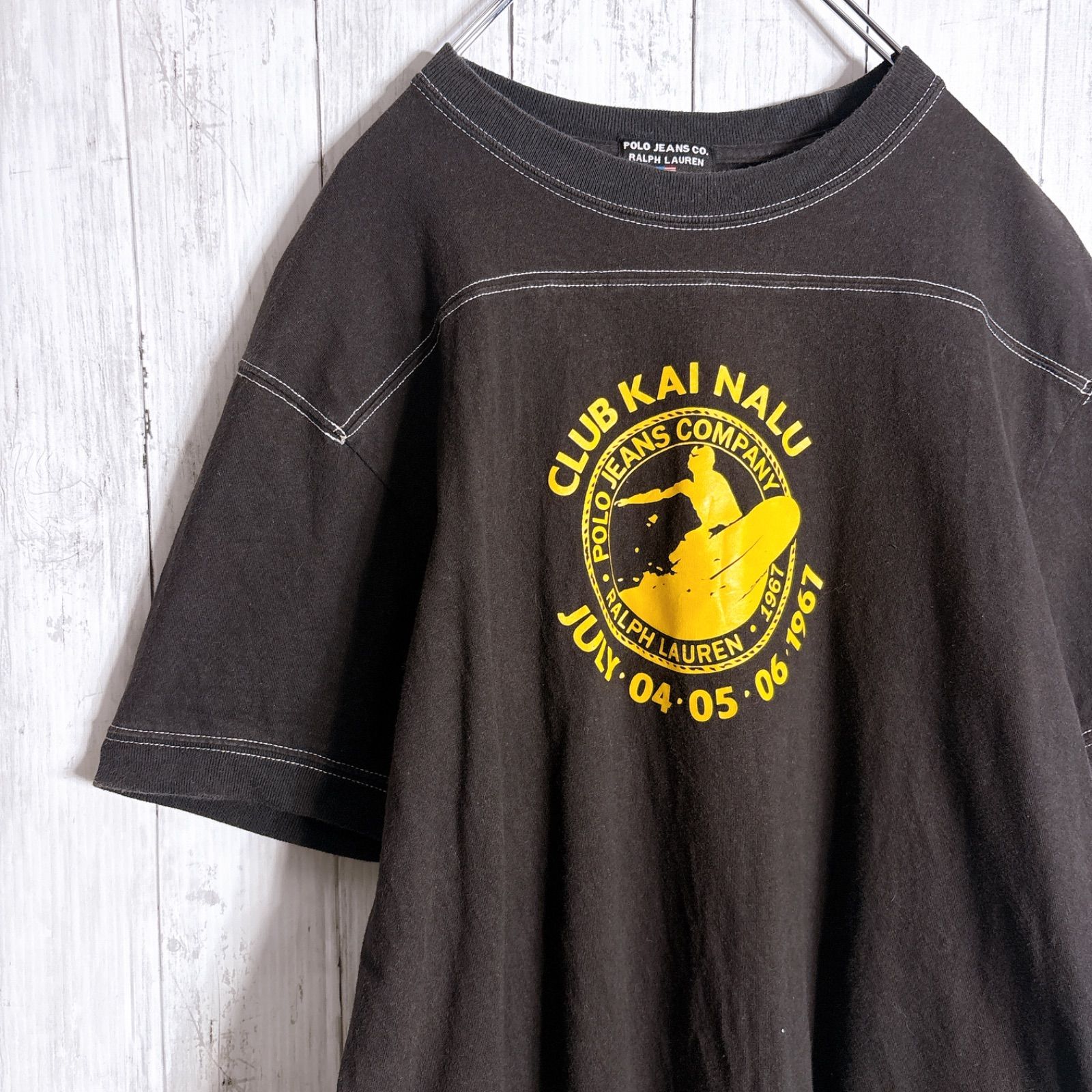 【入手困難】POLO JEANS CO RALPH LAUREN センターロゴプリント 半袖Tシャツ #7045