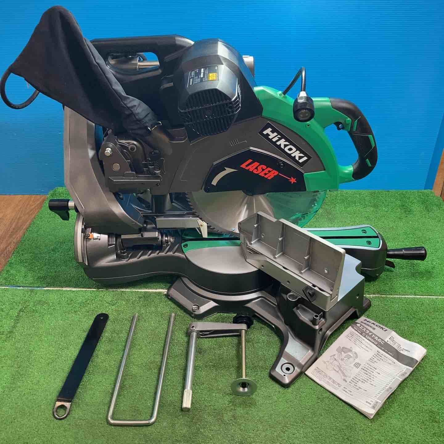 【美品】◇ハイコーキ(HIKOKI ※旧:日立工機) 卓上スライド丸のこ 305mm C12RSH2 ◎2018年製 【岩槻店】