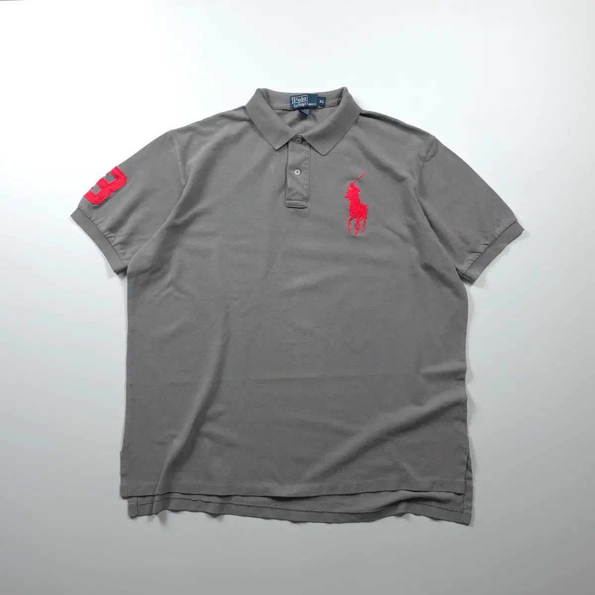 ポロ ラルフローレン ビックポニー アメカジ オーバーサイズ カラ Tシャツ (110)