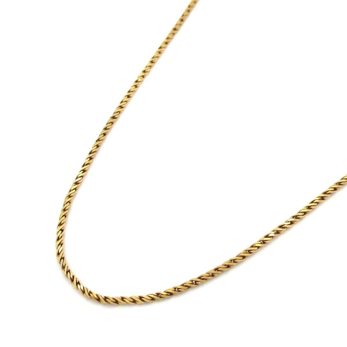 Unbranded(ノーブランド) ネックレス K18YG 総重量:3.5g