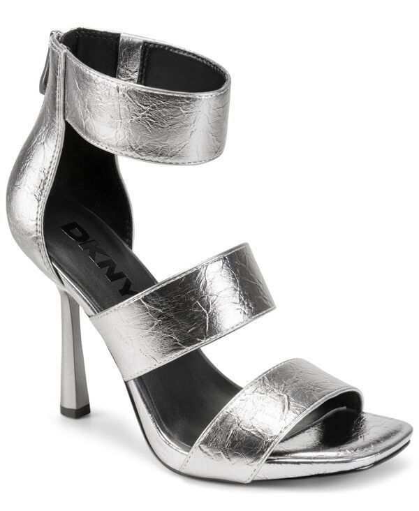 ダナ キャラン ニューヨーク レディース シューズ サンダル DKNY Womens Nikolaos SlipOn Dress Sandals Nickel