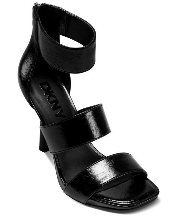 ダナ キャラン ニューヨーク レディース シューズ サンダル DKNY Womens Nikolaos SlipOn Dress Sandals Black ブラック