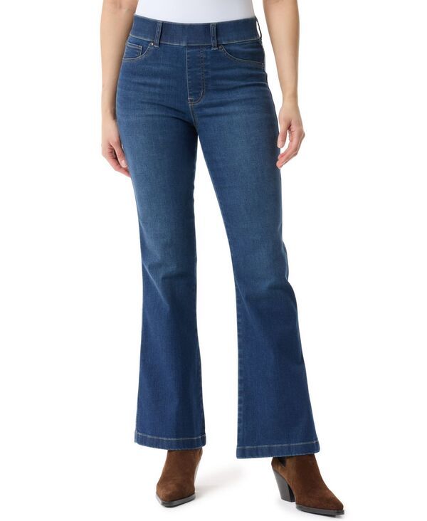 グロリアバンデービルト レディース ボトムス デニムパンツ ジーンズ Gloria Vanderbilt Womens Shape Effect Flare Jeans Laramie White Whiskers ホワイト