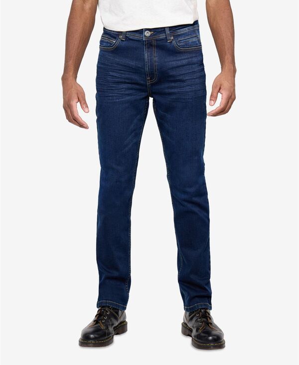 カルチュラ メンズ ボトムス デニムパンツ ジーンズ CULTURA Menslim Stretch Silicon Jeans Dark blue ブルー 11,300円