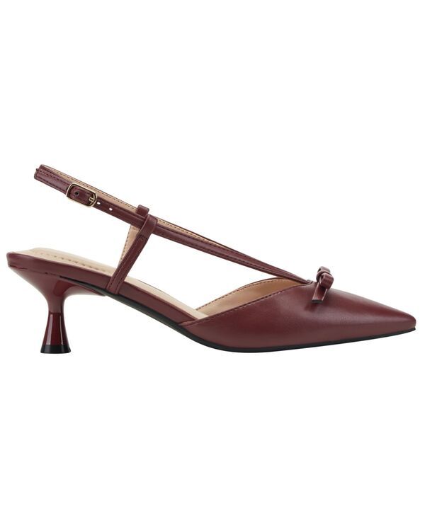 バンドリーノ レディース シューズ パンプス ヒール Bandolino Womens Macruz Slingbackitten Heel Pumps Cherry Juice