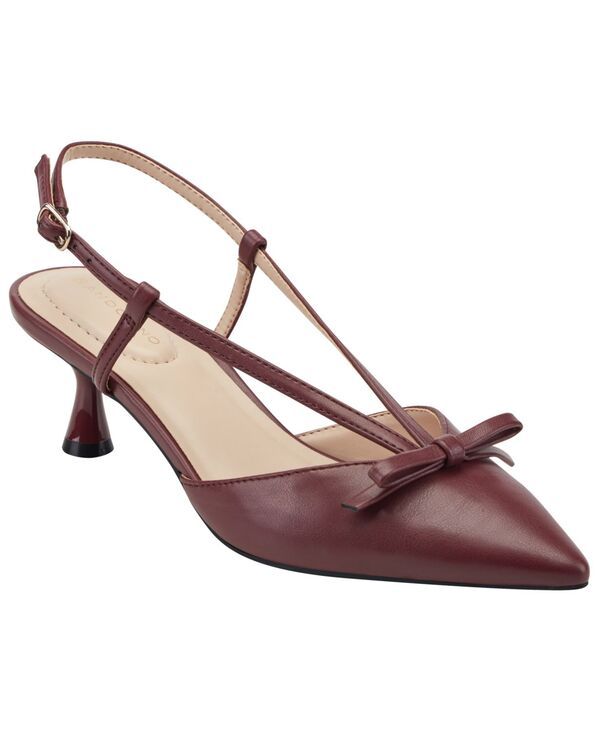 バンドリーノ レディース シューズ パンプス ヒール Bandolino Womens Macruz Slingbackitten Heel Pumps Cherry Juice