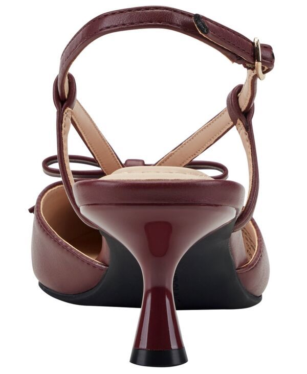 バンドリーノ レディース シューズ パンプス ヒール Bandolino Womens Macruz Slingbackitten Heel Pumps Cherry Juice