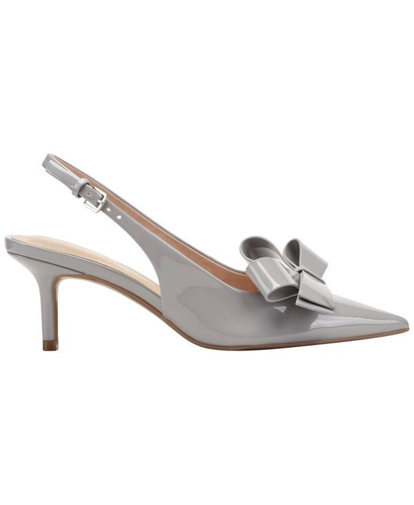 マークフィッシャー レディース シューズ パンプス Marc Fisher Womens Allon Bow Slingback Pumps Grey Patent グレー