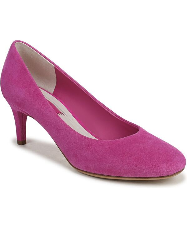 フランコサルト レディース シューズ パンプス Franco Sarto Womens Kamari Round Toe Pump Shoes Pink Leather ピンク
