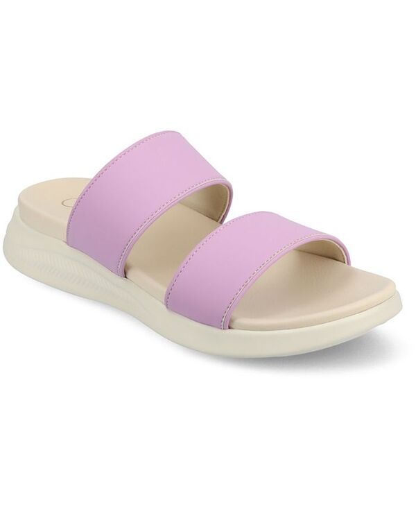 ジュルネ コレクション レディース シューズ サンダル Journee Collection Womens Janis SlipOn Wedge Sandals Lilac ライラック