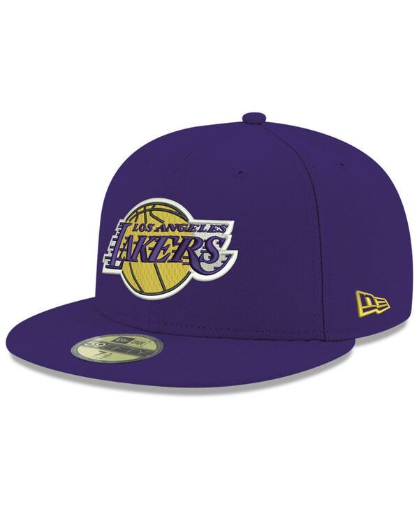 ニューエラ レディース アクセサリー 帽子 キャップ New Era Los Angeles Lakers Basic 59FIFTY Fitted Capurple パープル