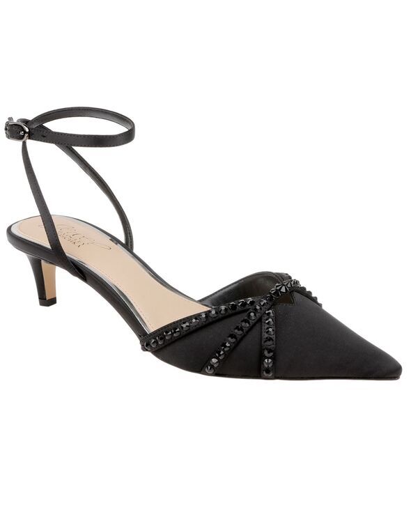 ジュウェルダグレイミシュカ レディース シューズ パンプス Jewel Badgley Mischka Womens Indra Pointed Toe Pumps Black Satin ブラック