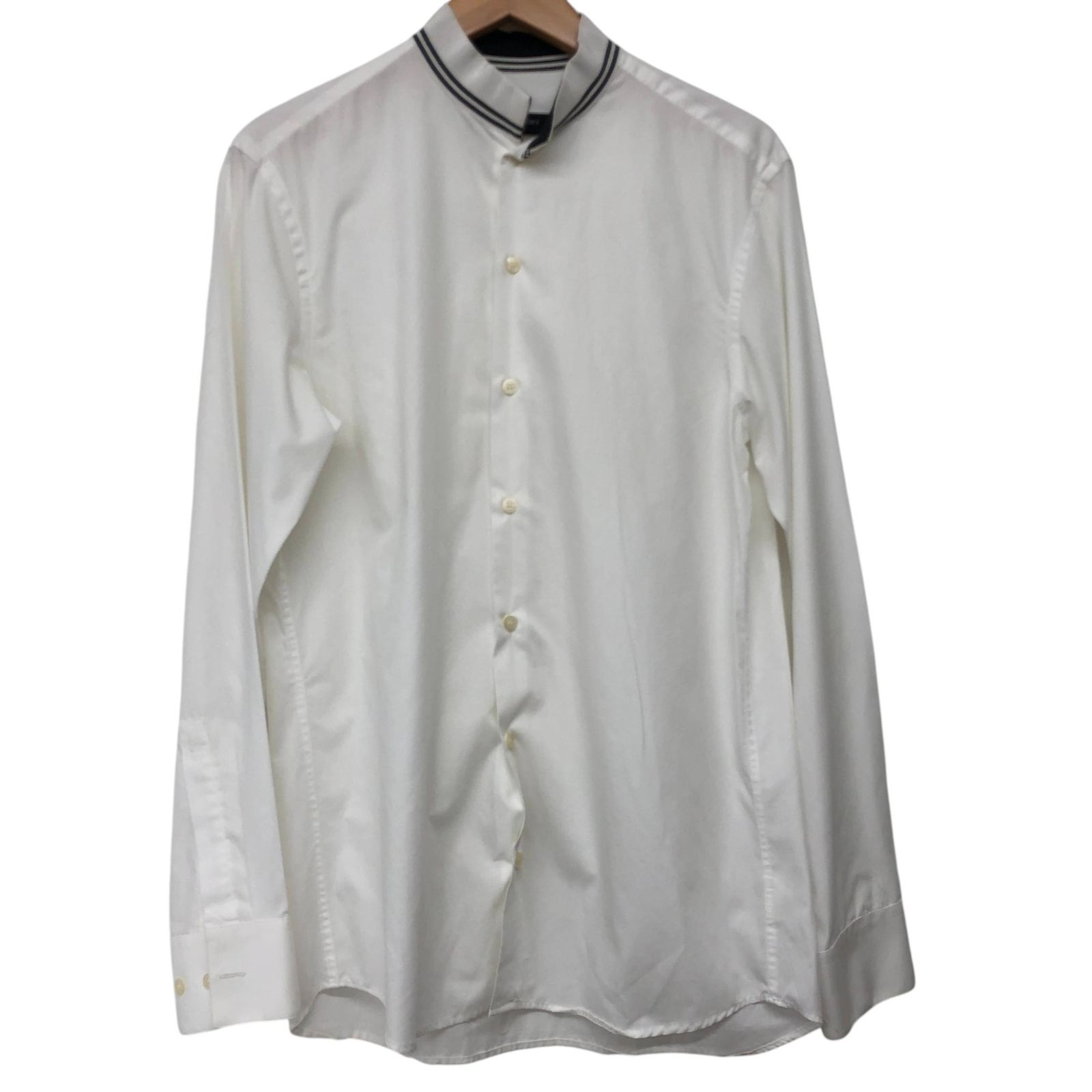 GIVENCHY/ジバンシィ/バンドカラーシャツ/サイズ39/ホワイト/メンズRS1243