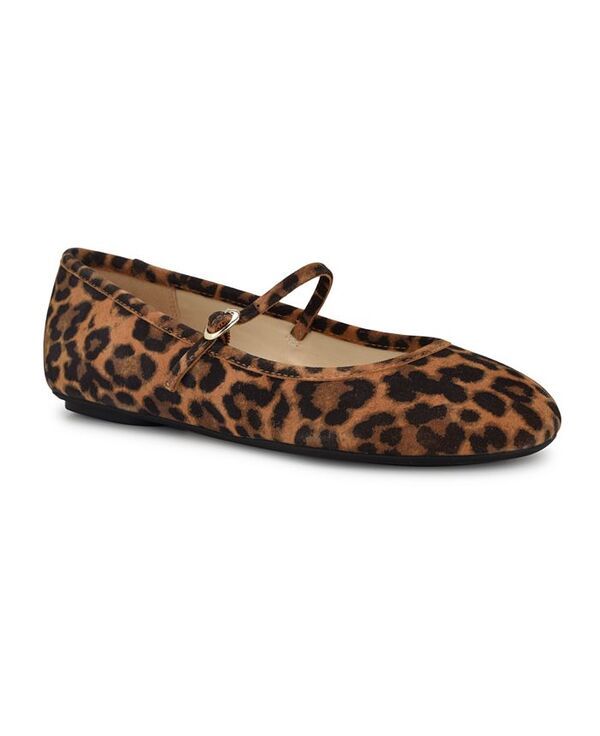 ナインウェスト レディース シューズ パンプス Nine West Womens Classik Round Toe Dress Ballet Flats Leopard Suede アニマル