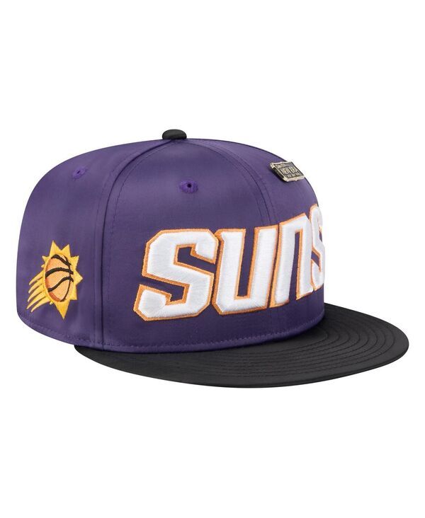 ニューエラ メンズ アクセサリー 帽子 ヴィンテージ サテン New Era Mens PurpleBlack Phoenix Suns Throwback Satin Vintage Pin TwoTone 59FIFTY Fitted Hat Purple