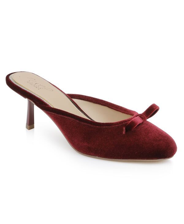 ジュウェルダグレイミシュカ レディース シューズ パンプス Jewel Badgley Mischka Womens Elliott Evening Mules Bordeaux Velvet