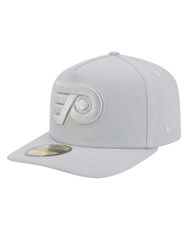 ニューエラ メンズ アクセサリー 帽子 New Era Mens Gray Philadelphia Flyers Color Pack AFrame 59FIFTY Fitted Hat Gray グレー