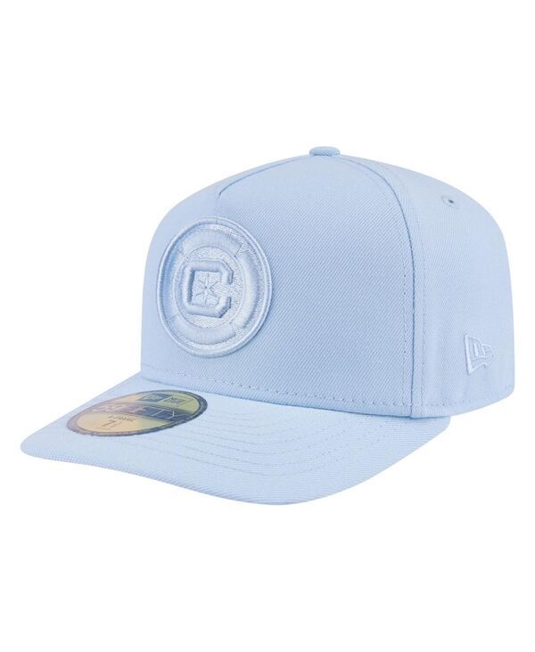 ニューエラ メンズ アクセサリー 帽子 New Era Mens Light Blue Chicago Fire Color Pack AFrame 59FIFTY Fitted Hat Light Blue ブルー
