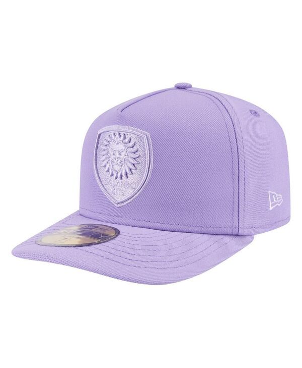 ニューエラ メンズ アクセサリー 帽子 New Era Mens Purple Orlando City SC Color Pack AFrame 59FIFTY Fitted Hat Purple パープル