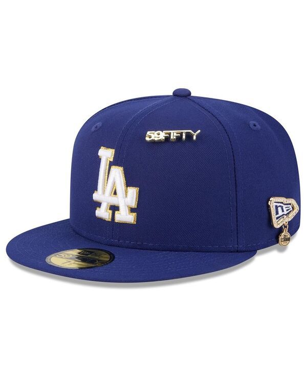 ニューエラ メンズ アクセサリー 帽子 New Era Mens Royal Los Angeles Dodgers 2025 59FIFTY Day 59FIFTY Fitted with Pins Hat Royal