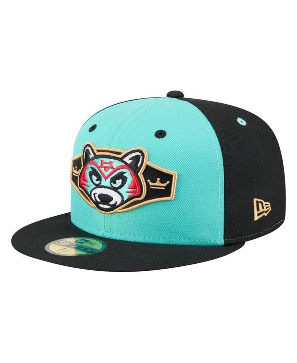 ニューエラ メンズ アクセサリー 帽子 New Era Mens Light BlueBlack Hudson Valley Renegades Copa de la Diversion 59FIFTY Fitted Hat Light Blue Black