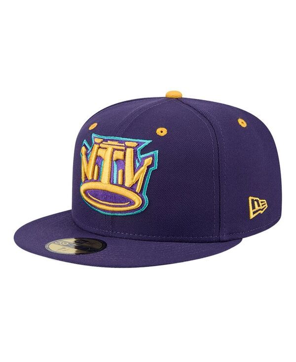 ニューエラ メンズ アクセサリー 帽子 New Era Mens Purple Brooklyn Cyclones Copa de la Diversion 59FIFTY Fitted Hat Purple パープル