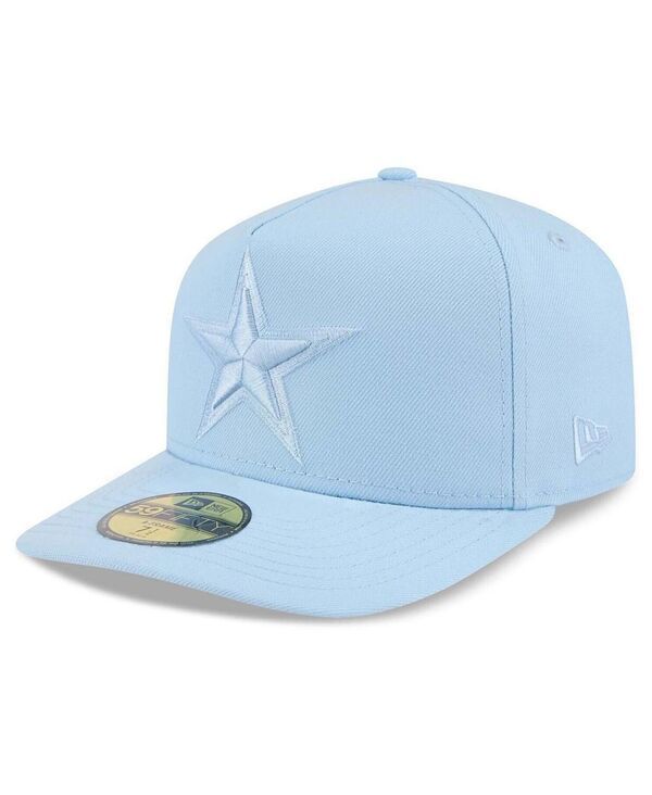 ニューエラ メンズ アクセサリー 帽子 New Era Mens Light Blue Dallas Cowboys Color Pack AFrame 59FIFTY Fitted Hat Light Blue ブルー