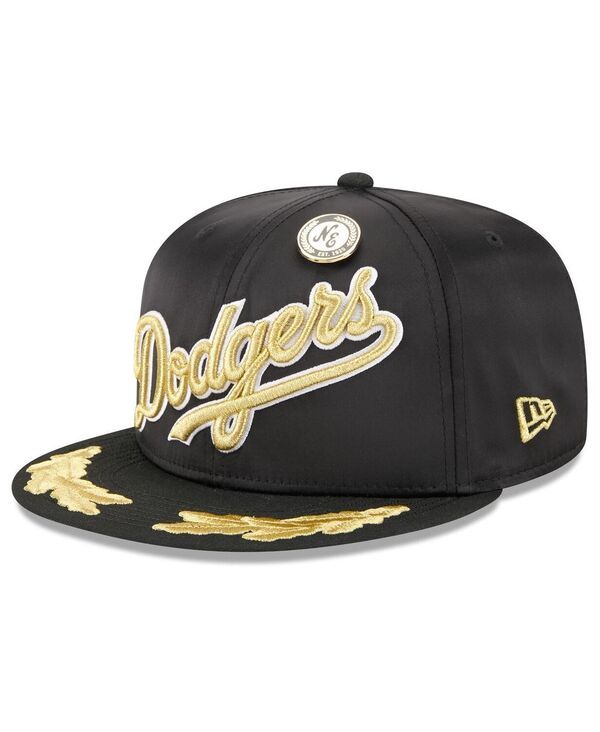 ニューエラ メンズ アクセサリー 帽子 New Era Mens Black Los Angeles Dodgers 2025 59FIFTY Day Gold Leaf 59FIFTY Fitted Hat Black ブラック