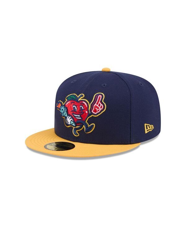 ニューエラ メンズ アクセサリー 帽子 New Era Mens Navy Hudson Valley Renegades Theme Nights 59FIFTY Fitted Hat Navy ネイビー