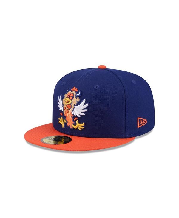 ニューエラ メンズ アクセサリー 帽子 New Era Mens Dark Blue New Hampshire Fisher Cats Theme Nights 59FIFTY Fitted Hat Dark Blue ブルー