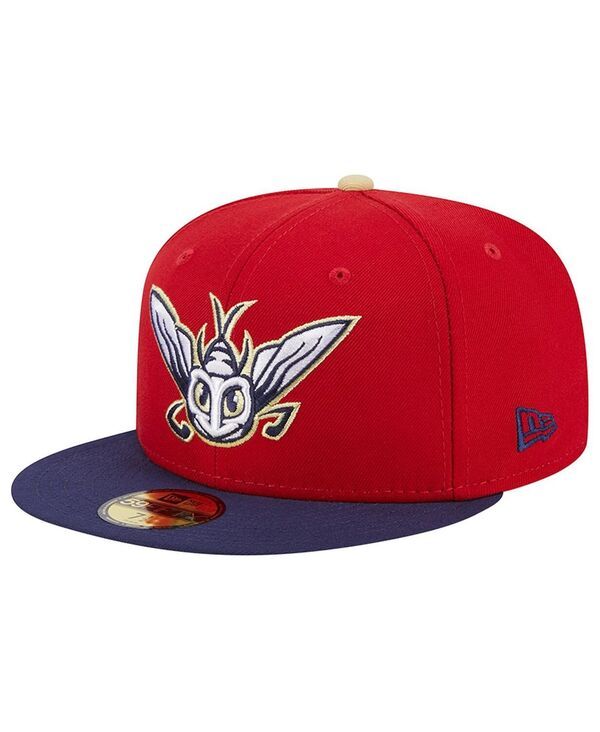 ニューエラ メンズ アクセサリー 帽子 New Era Mens Red Harrisburg Senators Theme Nights Harrisburg Mayflies 59FIFTY Fitted Hat Red レッド